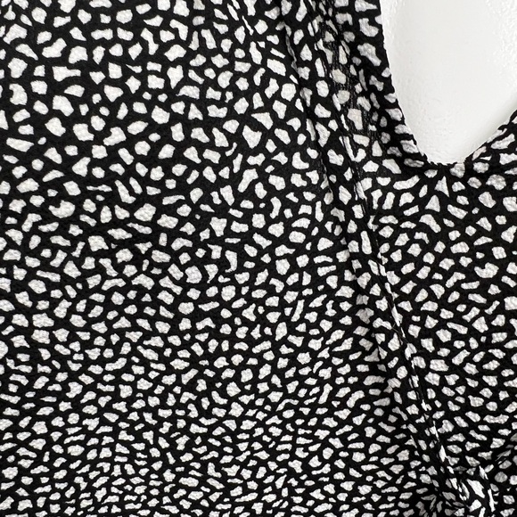 Michael Kors Black and White Dotted Blouse - Picture 2 of 5
